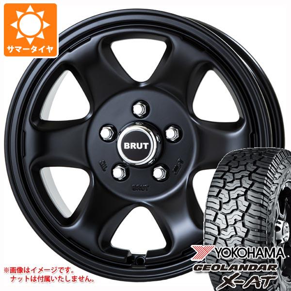 【タイヤ交換対象】2026年製 サマータイヤ 235/70R16 104/101Q ヨコハマ ジオランダー X-AT G016 アウトラインホワイトレター ブルート BR-44 デリカD:5用 6.5-16 タイヤホイール4本セット