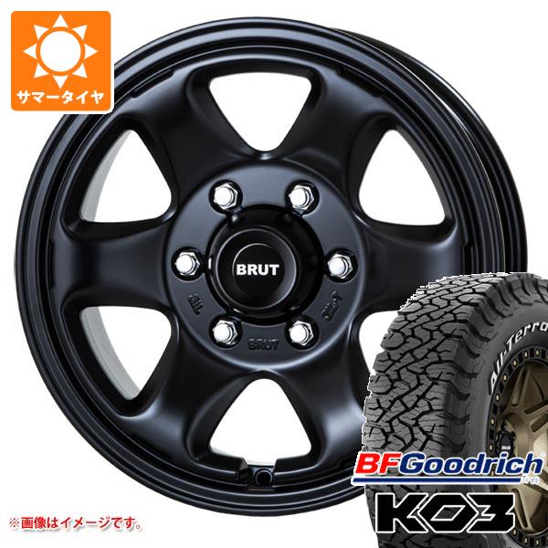 【タイヤ交換対象】5本セット FJクルーザー 10系用 サマータイヤ BFグッドリッチ オールテレーンT/A KO3 LT265/70R17 118/115S ホワイトレター ブルート BR-44 7.5-17 タイヤホイール5本セット