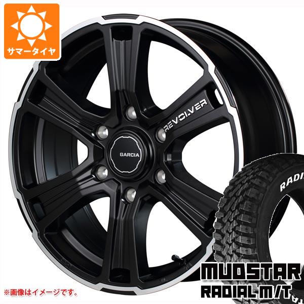 【タイヤ交換対象】ハイエース 200系用 サマータイヤ マッドスター ラジアル M/T 215/60R17C 109/107R ホワイトレター ガルシア エスエス リボルバー 6.5-17 タイヤホイール4本セット