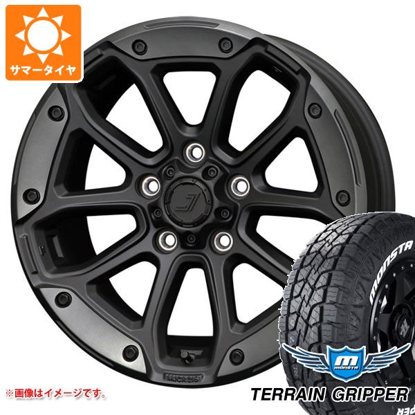 【タイヤ交換対象】ジープ ラングラー JK/JL系用 サマータイヤ モンスタ テレーングリッパー 265/70R17 115T ホワイトレター ジェップセン MJCR 216 タイヤホイール4本セット