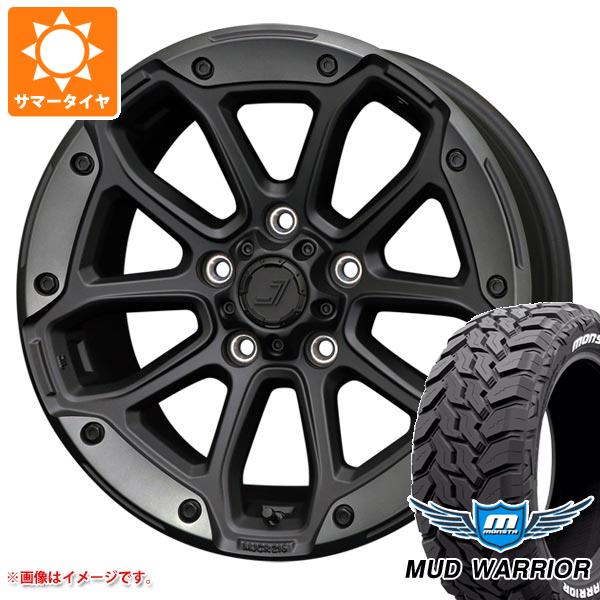 【タイヤ交換対象】5本セット ジープ ラングラー JK/JL系用 サマータイヤ モンスタ マッドウォーリアー LT265/70R17 121/118Q ホワイトレター ジェップセン MJCR 216 タイヤホイール5本セット