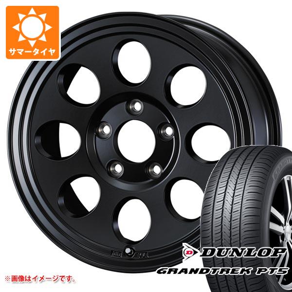 【タイヤ交換対象】デリカD5用 サマータイヤ ダンロップ グラントレック PT5 225/70R16 103H ジムライン タイプ2 7.0-16 タイヤホイール4本セット