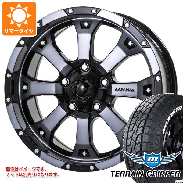 【タイヤ交換対象】5本セット ジープ ラングラー JK/JL系用 サマータイヤ モンスタ テレーングリッパー 265/70R17 115T ホワイトレター MKW MK-46 タイヤホイール5本セット