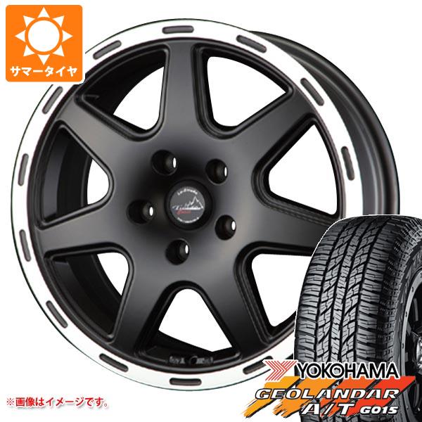 【タイヤ交換対象】5本セット ジープ ラングラー JK/JL系用 サマータイヤ ヨコハマ ジオランダー A/T G015 P285/70R17 117T アウトラインホワイトレター ラ・ストラーダ ティラード クロス タイヤホイール5本セット|タイヤ1番OFF-ROAD