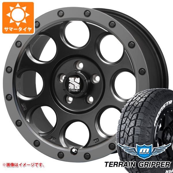 【タイヤ交換対象】ジープ ラングラー JK/JL系用 サマータイヤ モンスタ テレーングリッパー LT285/70R17 121/118R ホワイトレター MLJ エクストリームJ XJ03 タイヤホイール4本セット