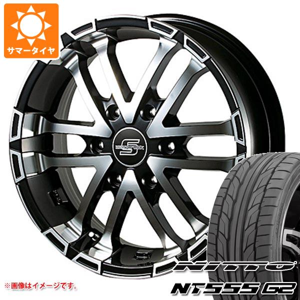 【タイヤ交換対象】ハイエース 200系用 サマータイヤ ニットー NT555 G2 235/35R20 92Y XL ゼロブレイクS 8.0-20 タイヤホイール4本セット