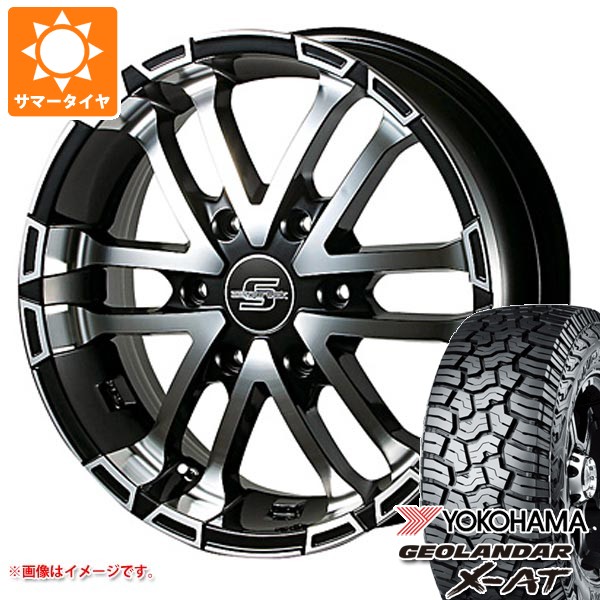 【タイヤ交換対象】トヨタ ハイエース 200系用 サマータイヤ 2026年製 ヨコハマ ジオランダー X-AT G016 LT215/70R16 100/97Q ブラックレター ゼロブレイクS 6.5-16 タイヤホイール4本セット
