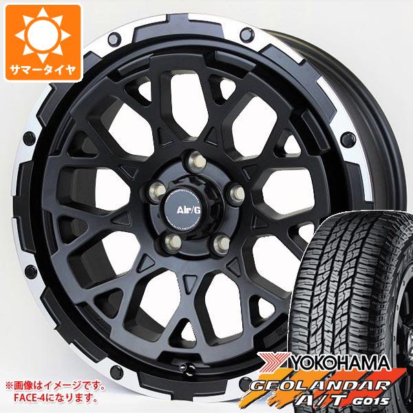 トヨタ RAV4 50系用 サマータイヤ ヨコハマ ジオランダー A/T G015 LT225/75R16 115/112R アウトラインホワイトレター エアージー ロックス 7.0-16 タイヤホイール4本セット|タイヤ1番OFF-ROAD