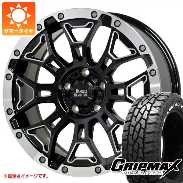 【タイヤ交換対象】CX-5 KE/KF系用 サマータイヤ グリップマックス マッドレイジ R/T MAX LT215/70R16 100/97R ホワイトレター バークレイハードロック エルバート 7.0-16 タイヤホイール4本セット 92,345円