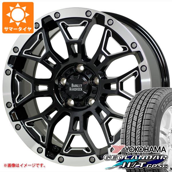 ジープ グランドチェロキー Wk系用 サマータイヤ ヨコハマ ジオランダー H T G056 265 60r18 110h ブラックレター バークレイハードロック エルバート タイヤホイール4本セット Cdm Co Mz