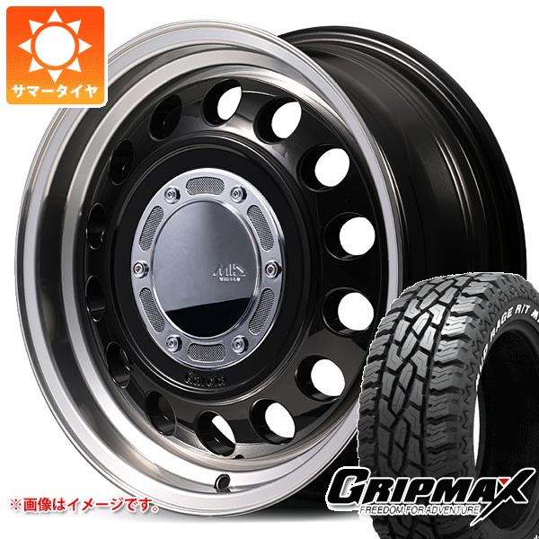 【タイヤ交換対象】5本セット スズキ ジムニー JB64W用 サマータイヤ グリップマックス マッドレイジ R/T MAX LT215/70R16 100/97R ホワイトレター ガルシア シスコ タイプ2 5.5-16 タイヤホイール5本セット