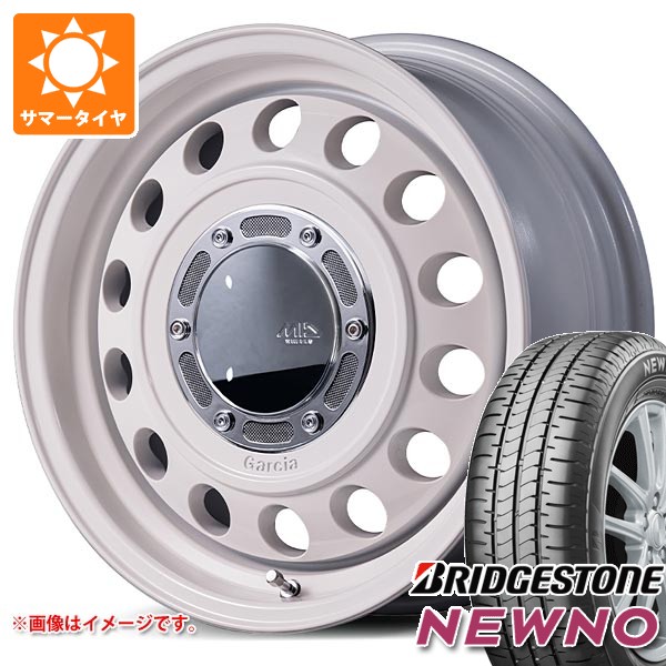 【タイヤ交換対象】スズキ エブリイワゴン DA17W用 2026年製 サマータイヤ ブリヂストン ニューノ 165/65R14 79S ガルシア シスコ タイプ2 4.5-14 タイヤホイール4本セット