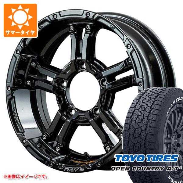 【タイヤ交換対象】ジムニー JB64W用 2026年製 サマータイヤ トーヨー オープンカントリー A/T3 215/70R16 100T ホワイトレター レイズ デイトナ FDX-J コレクション 5.5-16 タイヤホイール4本セット｜タイヤ1番OFF-ROAD