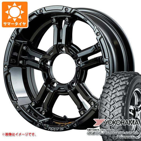【タイヤ交換対象】ジムニー用 2026年製 サマータイヤ ヨコハマ ジオランダー M/T+ G001J 195R16C 104/102Q レイズ デイトナ FDX-J コレクション 5.5-16 タイヤホイール4本セット｜タイヤ1番OFF-ROAD