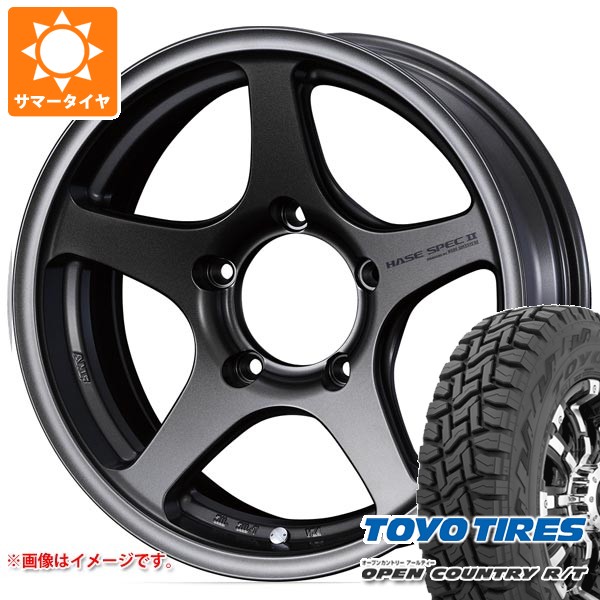 【タイヤ交換対象】スズキ ジムニーノマド JC74W用 サマータイヤ トーヨー オープンカントリー R/T 235/70R16 106Q ホワイトレター ハセスペック2 6.0-16 タイヤホイール4本セット