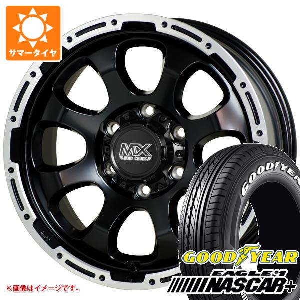 【タイヤ交換対象】ハイエース 200系用 2026年製 サマータイヤ グッドイヤー イーグル #1 ナスカープラス 215/60R17C 109/107R ホワイトレター マッドクロスグレイス 6.5-17 タイヤホイール4本セット