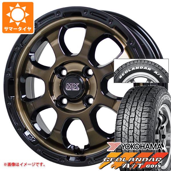 【タイヤ交換対象】ライズ用 2026年製 サマータイヤ ヨコハマ ジオランダー A/T G015 215/65R16C 109/107S ホワイトレター マッドクロスグレイス 6.0-16 タイヤホイール4本セット｜タイヤ1番OFF-ROAD