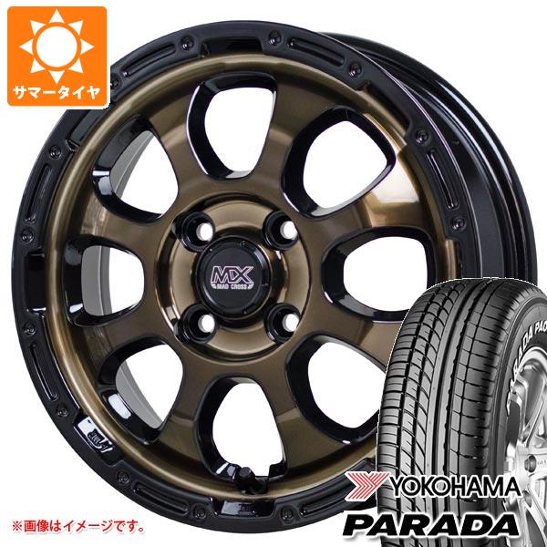 【タイヤ交換対象】ライズ用 2026年製 サマータイヤ ヨコハマ パラダ PA03 215/65R16C 109/107S ホワイトレター マッドクロスグレイス 6.0-16 タイヤホイール4本セット