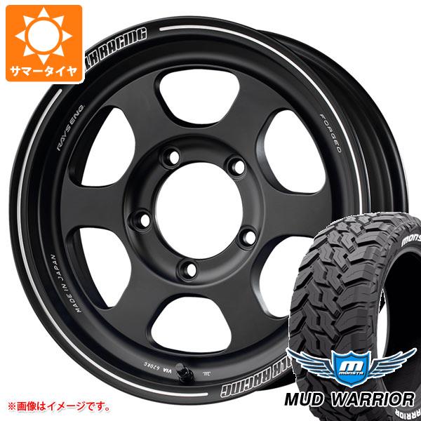 【タイヤ交換対象】5本セット スズキ ジムニーノマド JC74W用 サマータイヤ モンスタ マッドウォーリアー LT235/70R16 104/101Q ホワイトレター レイズ ボルクレーシング TE37XT FOR J 6.0-16 タイヤホイール5本セット|タイヤ1番OFF-ROAD