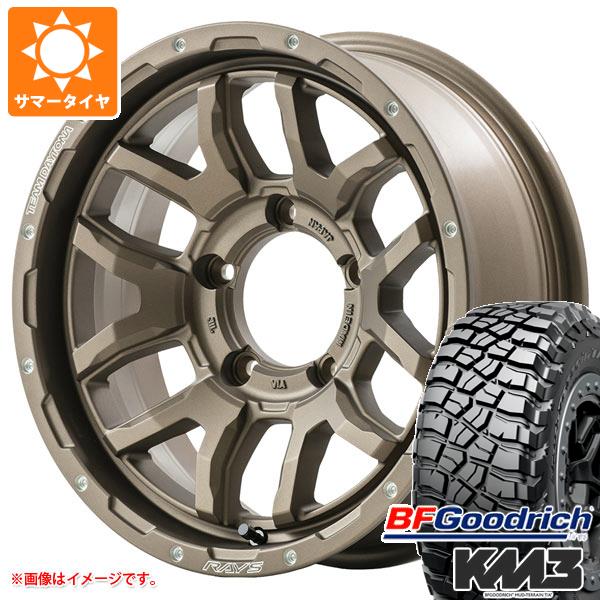 【タイヤ交換対象】ジムニー JB64W用 サマータイヤ BFグッドリッチ マッドテレーンT/A KM3 LT205/80R16 111/108Q レイズ デイトナ F6 ブースト 5.5-16 タイヤホイール4本セット｜タイヤ1番OFF-ROAD
