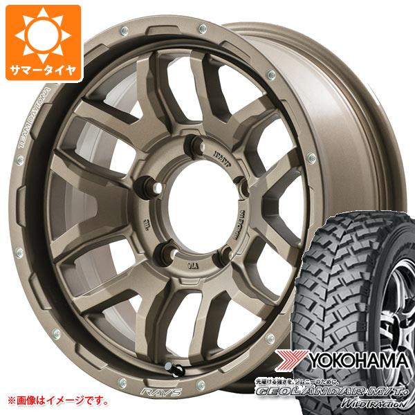 【タイヤ交換対象】5本セット ジムニー用 2026年製 サマータイヤ ヨコハマ ジオランダー M/T+ G001J 195R16C 104/102Q レイズ デイトナ F6 ブースト 5.5-16 タイヤホイール5本セット|タイヤ1番OFF-ROAD