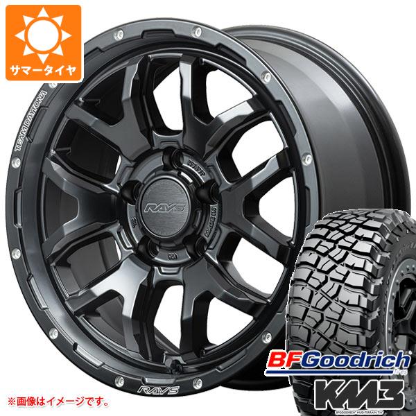 【タイヤ交換対象】サマータイヤ 225/75R16 115/112Q BFグッドリッチ マッドテレーンT/A KM3 レイズ デイトナ F6 ブースト 7.0-16 タイヤホイール4本セット