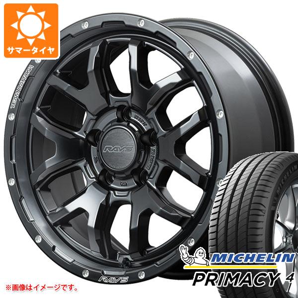 【タイヤ交換対象】CX-5 KE/KF系用 サマータイヤ ミシュラン プライマシー4 225/65R17 102H レイズ デイトナ F6 ブースト 7.0-17 タイヤホイール4本セット