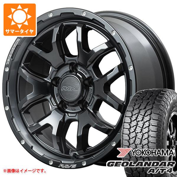 【タイヤ交換対象】ミツビシ エクリプスクロス GK系用 2026年製 サマータイヤ ヨコハマ ジオランダー A/T4 G018 225/70R16 103H ブラックレター レイズ デイトナ F6 ブースト 7.0-16 タイヤホイール4本セット|タイヤ1番OFF-ROAD