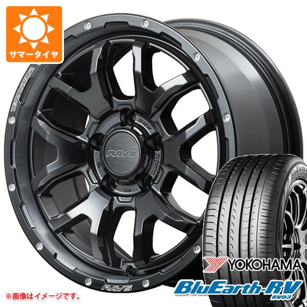 【タイヤ交換対象】T31エクストレイル用 2026年製 サマータイヤ ヨコハマ ブルーアースRV RV03 215/65R16 98H レイズ デイトナ F6 ブースト 7.0-16 タイヤホイール4本セット
