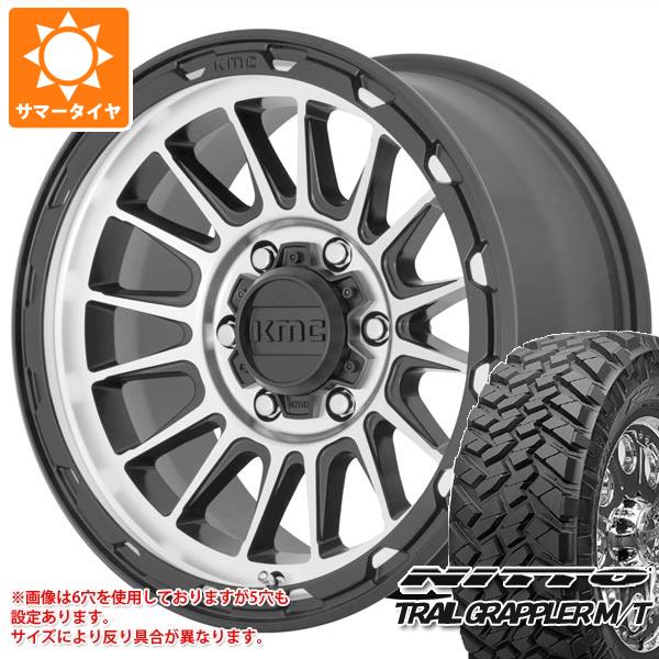 【タイヤ交換対象】サマータイヤ 265/70R17 121/118Q ニットー トレイルグラップラー M/T KMC KM542 インパクト 8.0-17 タイヤホイール4本セット|タイヤ1番OFF-ROAD
