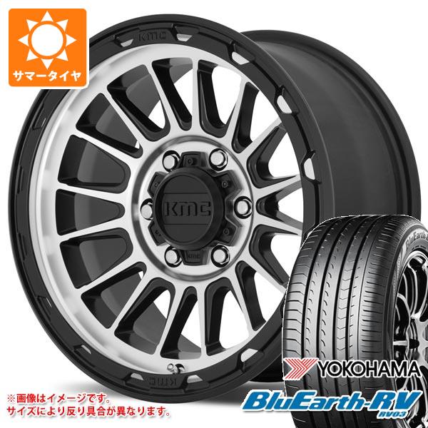 【タイヤ交換対象】T31エクストレイル用 2026年製 サマータイヤ ヨコハマ ブルーアースRV RV03 215/65R16 98H KMC KM542 インパクト 7.0-16 タイヤホイール4本セット｜タイヤ1番OFF-ROAD 102,960円