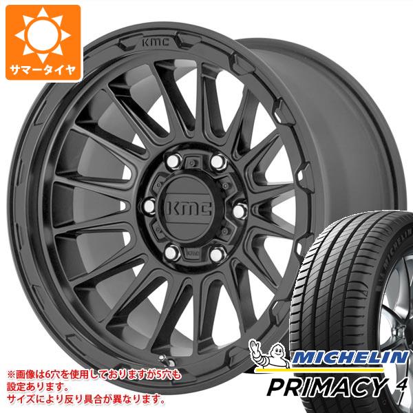【タイヤ交換対象】デリカD:5用 サマータイヤ ミシュラン プライマシー4 225/65R17 102H KMC KM542 インパクト 8.0-17 タイヤホイール4本セット｜タイヤ1番OFF-ROAD