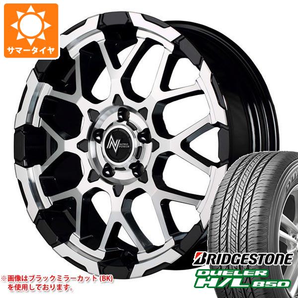 【タイヤ交換対象】サマータイヤ 225/60R18 100H ブリヂストン デューラー H/L850 ナイトロパワー M28 バレット 7.0-18 タイヤホイール4本セット｜タイヤ1番OFF-ROAD