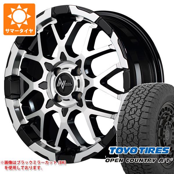【タイヤ交換対象】ライズ用 サマータイヤ トーヨー オープンカントリー A/T3 215/70R16 100T ナイトロパワー M28 バレット 6.0-16 タイヤホイール4本セット|タイヤ1番OFF-ROAD
