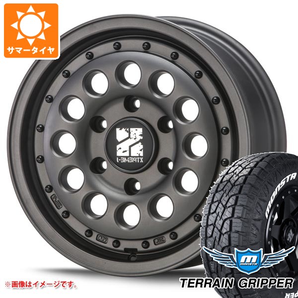 トヨタ ハイエース 200系用 2026年製 サマータイヤ モンスタ テレーングリッパー 215/70R16 107/105Q LT ホワイトレター MLJ エクストリームJ ラギッド 6.5-16 タイヤホイール4本セット|タイヤ1番OFF-ROAD