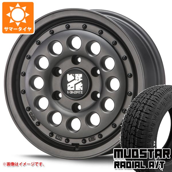 トヨタ ハイエース 200系用 サマータイヤ マッドスター ラジアル A/T 215/65R16C 109/107L ホワイトレター MLJ エクストリームJ ラギッド 6.5-16 タイヤホイール4本セット|タイヤ1番OFF-ROAD