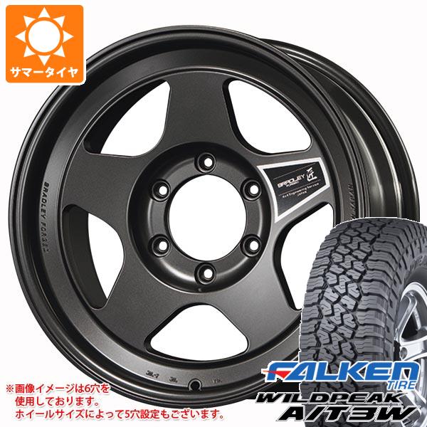 【タイヤ交換対象】ランドクルーザー プラド 150系用 サマータイヤ ファルケン ワイルドピーク A/T3W LT265/70R17 121/118R ブラッドレー フォージド タクミ 8.0-17 タイヤホイール4本セット｜タイヤ1番OFF-ROAD 236,300円