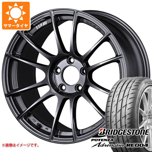 【タイヤ交換対象】2025年製 サマータイヤ 165/45R16 74V XL ブリヂストン ポテンザ アドレナリン RE004 SSR GTX04 5.0-16 タイヤホイール4本セット