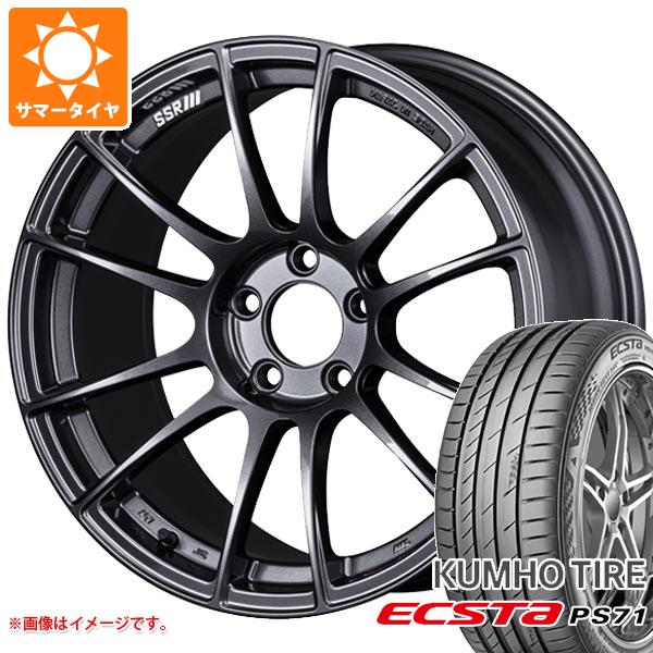 【タイヤ交換対象】サマータイヤ 235/35R19 91Y XL クムホ エクスタ PS71 SSR GTX04 8.5-19 タイヤホイール4本セット