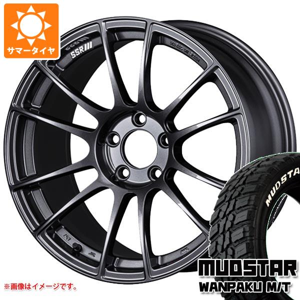 【タイヤ交換対象】サマータイヤ 225/60R18 100T マッドスター ワンパク M/T ホワイトレター SSR GTX04 7.5-18 タイヤホイール4本セット