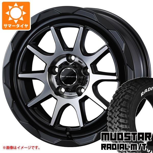 【タイヤ交換対象】サマータイヤ 215/60R16 99T XL マッドスター ラジアル M/T ホワイトレター マッドヴァンス06 7.0-16 タイヤホイール4本セット