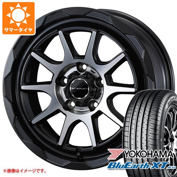 【タイヤ交換対象】サマータイヤ 215/60R16 95V ヨコハマ ブルーアースXT AE61 マッドヴァンス06 7.0-16 タイヤホイール4本セット