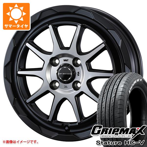 【タイヤ交換対象】ライズ用 サマータイヤ グリップマックス スタチャー HC-V 215/65R16C 109/107S ホワイトレター マッドヴァンス06 6.0-16 タイヤホイール4本セット