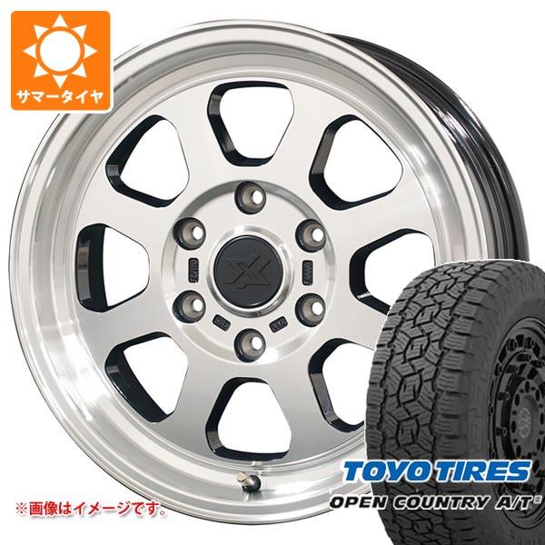 【タイヤ交換対象】トヨタ ハイエース 200系用 サマータイヤ トーヨー オープンカントリー A/T3 215/70R16 100T ブラックレター コスミック クロスブラッド XB02 6.5-16 タイヤホイール4本セット｜タイヤ1番OFF-ROAD