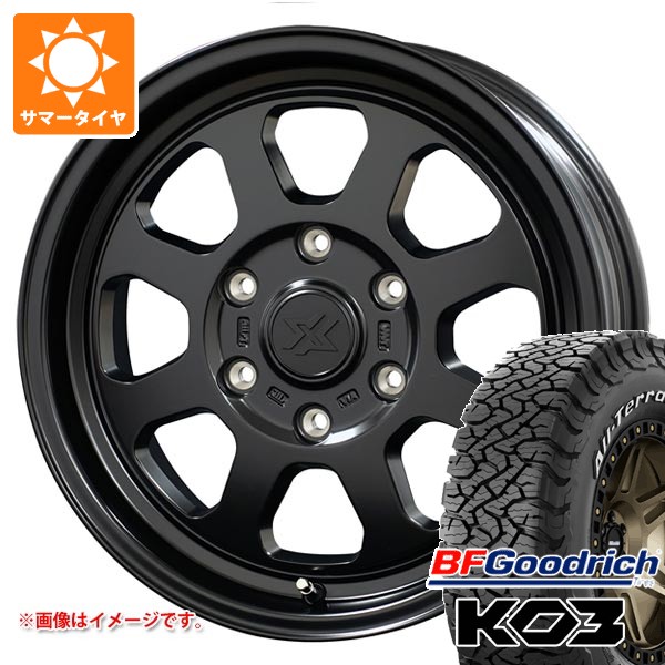 【タイヤ交換対象】トヨタ ハイエース 200系用 サマータイヤ BFグッドリッチ オールテレーンT/A KO3 LT215/70R16 100/97S ホワイトレター コスミック クロスブラッド XB02 6.5-16 タイヤホイール4本セット