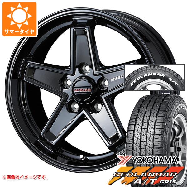【タイヤ交換対象】2026年製 サマータイヤ 215/65R16 109/107S ヨコハマ ジオランダー A/T G015 ホワイトレター キーラー タクティクス 7.0-16 タイヤホイール4本セット