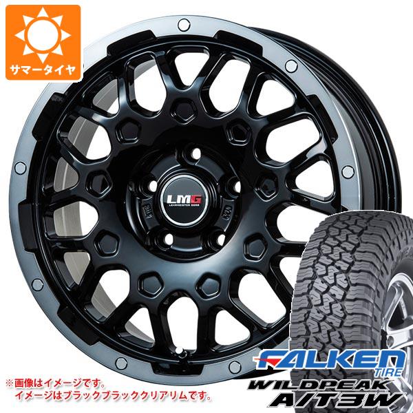 【タイヤ交換対象】サマータイヤ 225/75R16 115/112Q ファルケン ワイルドピーク A/T3W LMG MS-9W 6.5-16 タイヤホイール4本セット