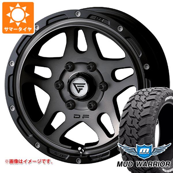 【タイヤ交換対象】トヨタ ハイエース 200系用 サマータイヤ モンスタ マッドウォーリアー LT215/70R16 107/105Q ホワイトレター デルタフォース オーバーランダー 7.0-16 タイヤホイール4本セット
