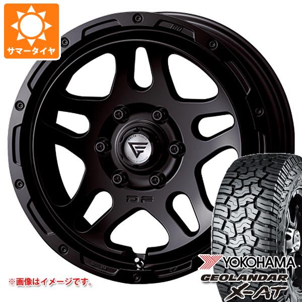 【タイヤ交換対象】トヨタ ランドクルーザー300用 サマータイヤ ヨコハマ ジオランダー X-AT G016 LT265/65R18 122/119Q ブラックレター デルタフォース オーバーランダー 8.0-18 タイヤホイール4本セット