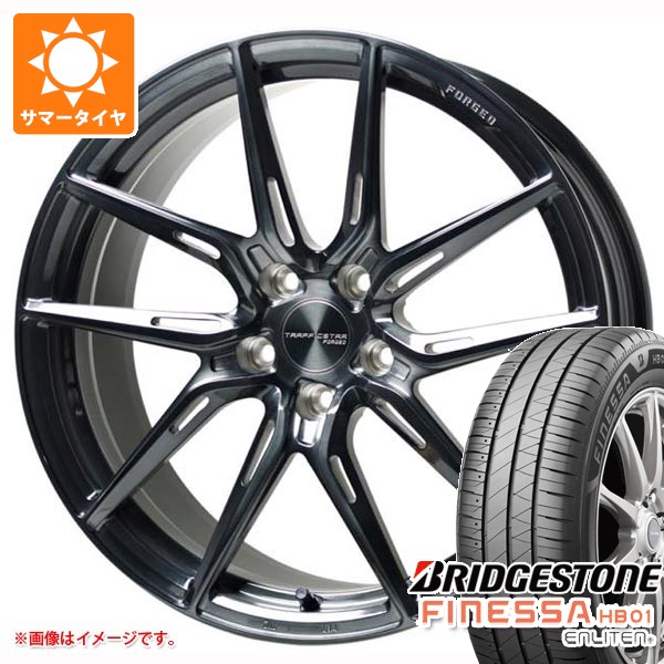 【タイヤ交換対象】サマータイヤ 245/45R19 102W XL ブリヂストン フィネッサ HB01 トラフィックスター フォージド TSF-02 8.0-19 タイヤホイール4本セット